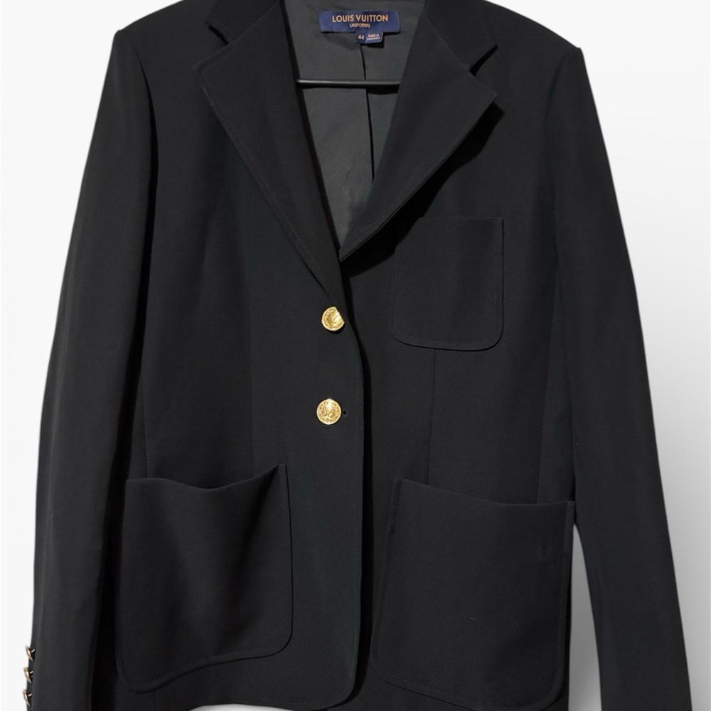 Louis Vuitton Uniforms Black Women's Blazer size 44
